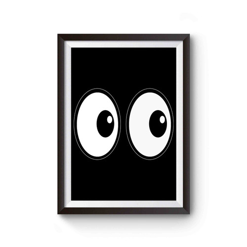 Emoji Eyes Funny Poster