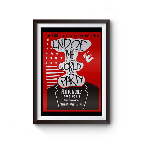 End Of The World Party Mr. Robot Poster