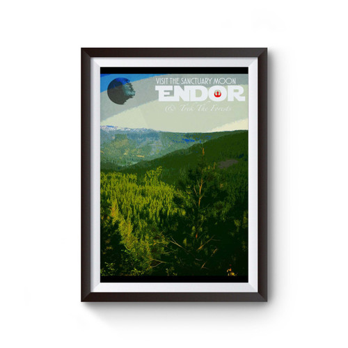 Endor Star Wars Poster