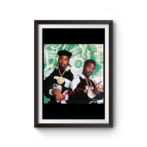 Eric B & Rakim Paid In Full Album Cover Poster