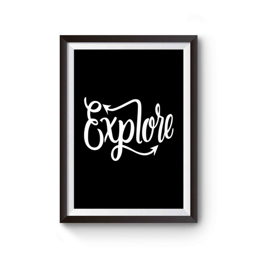 Explore Campfire Lettered Poster