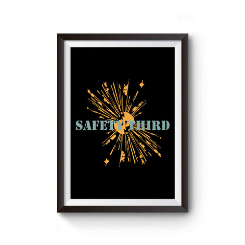 Explosion Safety Third Danger Bombs Poster