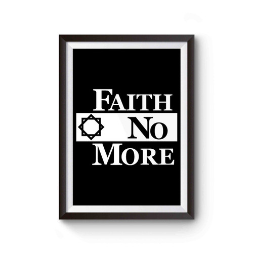 Faith No More Star Logo Rock Band Legend Poster