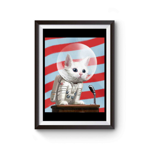 Fallout 4 Poster Mr Pebbles First Cat In Space Poster