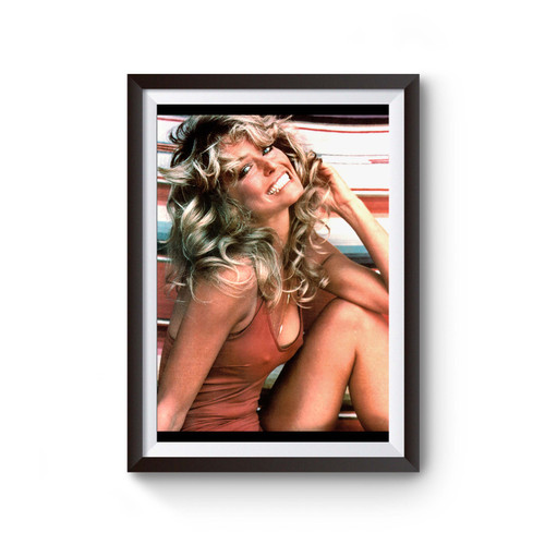 Farrah Fawcett's Iconic Red Swimsuit Poster