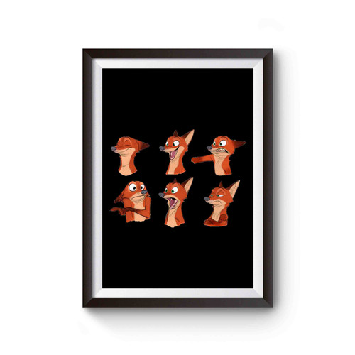 Fat Nick Wilde Emoticon Poster