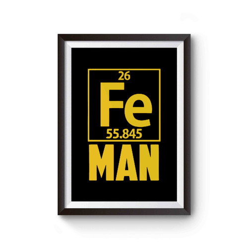 Fe Man Science Periodic Table Poster