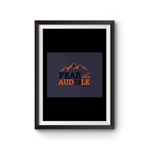 Fear The Audible 18 Omaha Poster