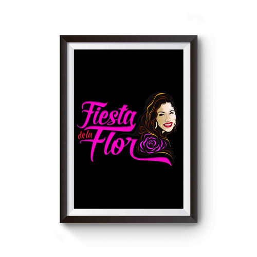 Fiesta De La Flor Saturday Selena Poster