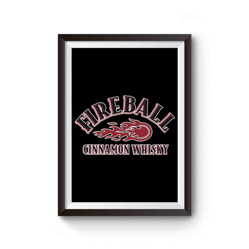 Fireball Cinnamon Logo Poster