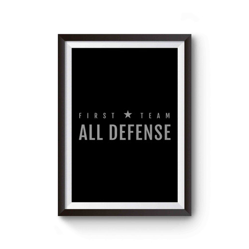 First Team All Defense Poster