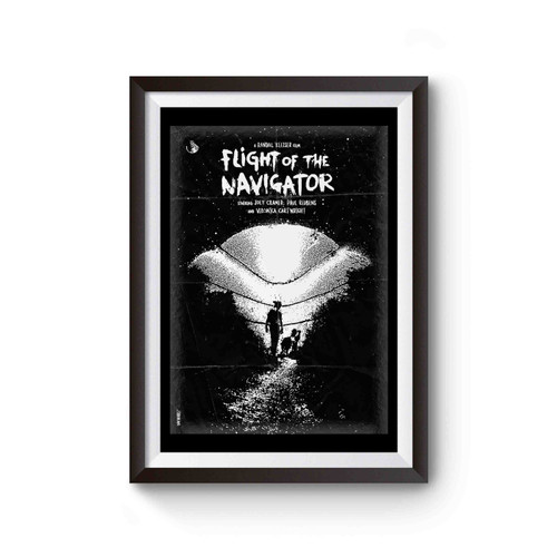 Flight Of The Navigator Retro Poster