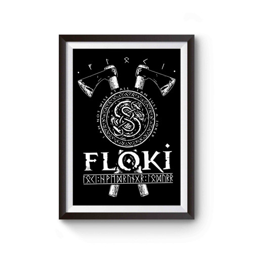 Floki Loki Viking Poster