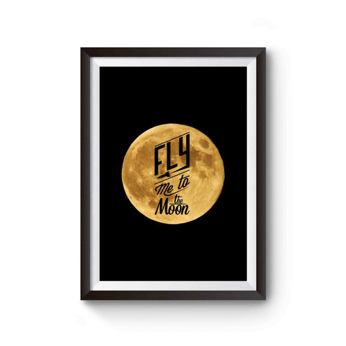 Fly Me To The Moon Frank Sinatra Poster