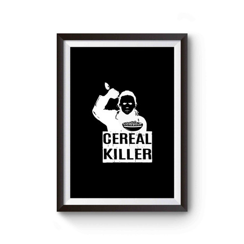Food Killer Breakfast Cereal Killer Funny Horror Halloween Gift Ideas Halloween Poster