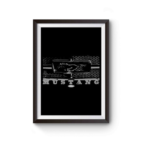 Ford Mustang Logo Poster