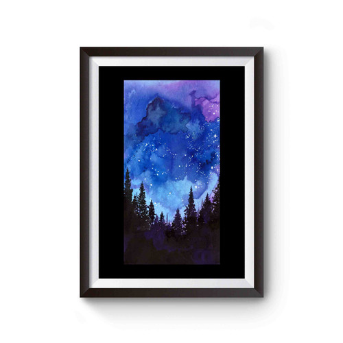 Forest And Space Poster