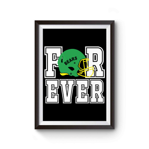 Forever Baylor Football Forever University College Baylor Game Day Poster