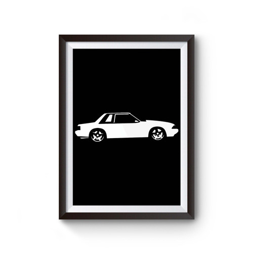Fox Body Ford Mustang Poster