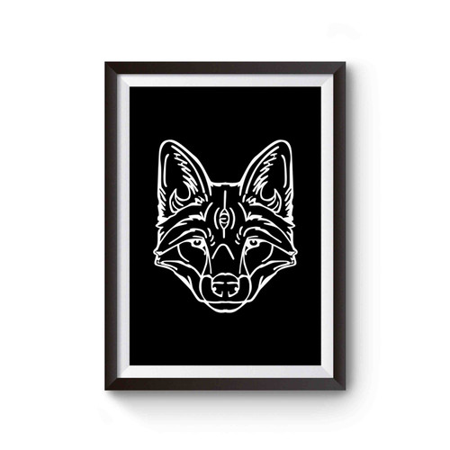 Fox With Third Eye All Seeing Eye Wild Life Poster
