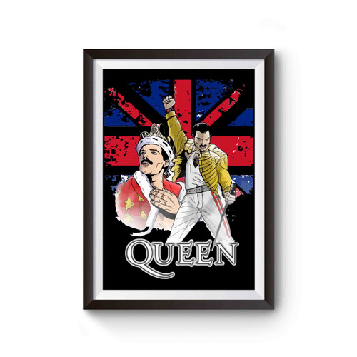 Freddie Mercury Queen Inspired Poster