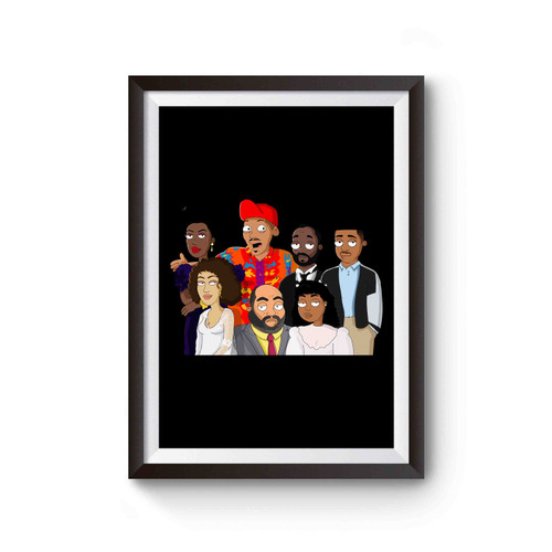 Fresh Prince Of Bel Air Vs The Simpsons Fun Old School Poster