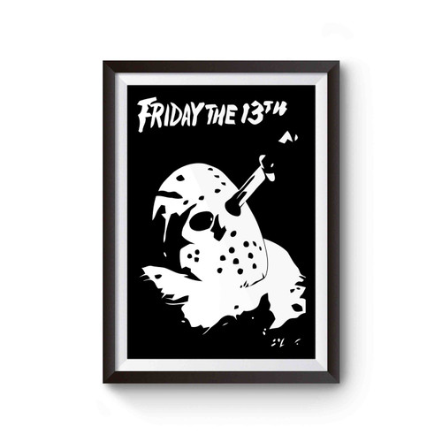 Friday The 13 Th Jason Voorhees Hockey Mask Poster