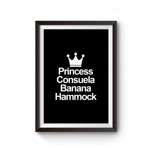 Friends Princess Consuela Banana Hammock Friends Inspired Friends Funny Fandom Poster