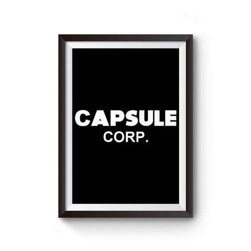 From The Future Capsule Corp Poster