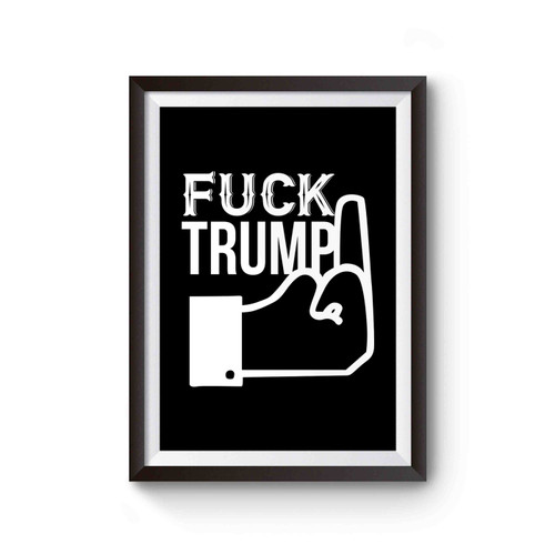Fuck Trump Icon Poster