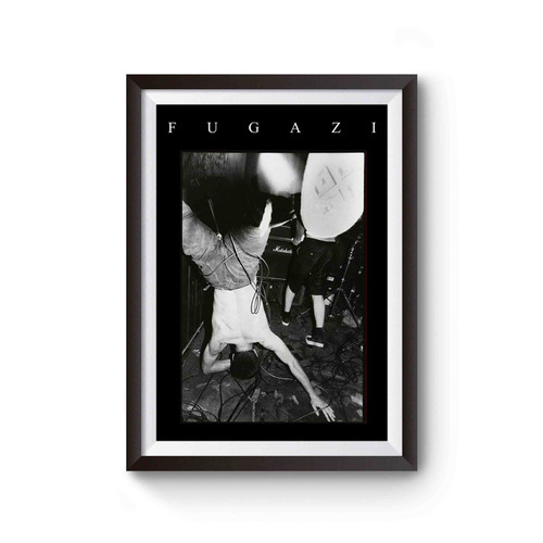 Fugazi Waiting Room Punk Hardcore Vegan Poster