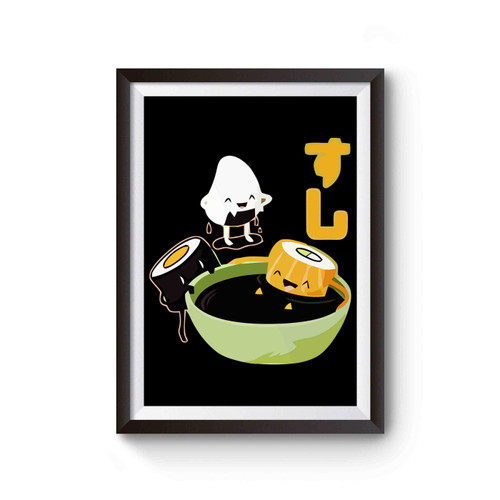 Fun Sushi Hot Tub Poster