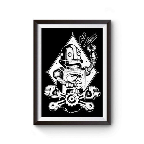 Funky Robot Poster
