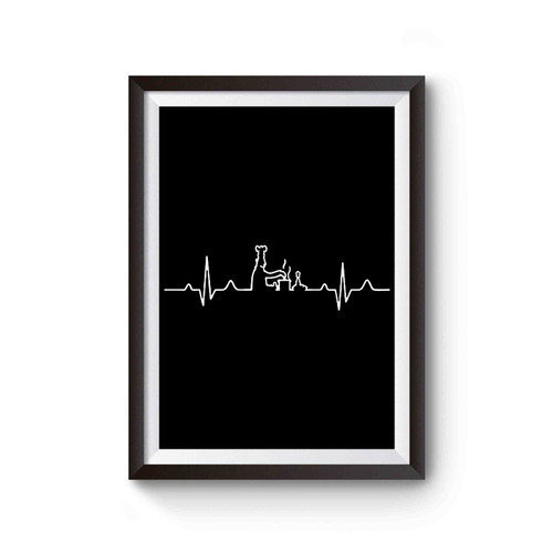 Funny Cooking Heartbeat Poster