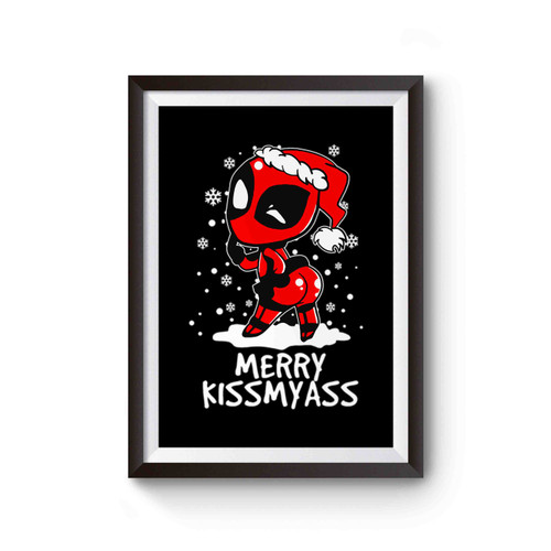 Funny Movie Marvel Deadpool Merry Christmas Poster