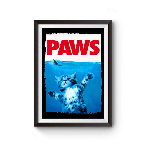 Funny Paws Cat And Mouse Poster