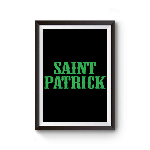 Funny St Patrick's Day Drinking Beer Poster