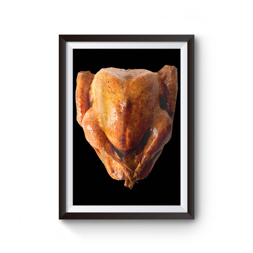 Funny Thanksgiving Cooked Turkey Poster