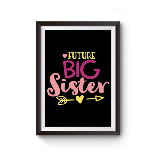 Future Big Sister Pregnancy Announcement Poster