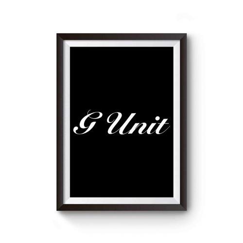 G Unit Classic Hip Hop Poster