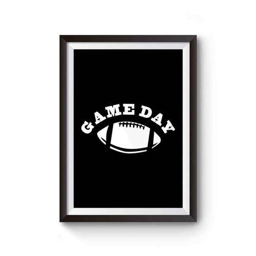 Game Day Football Party Funny Football Poster