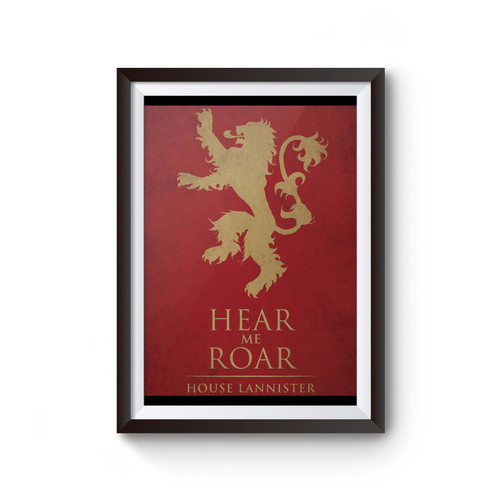 Game Of Thrones Hear Me Roar Poster