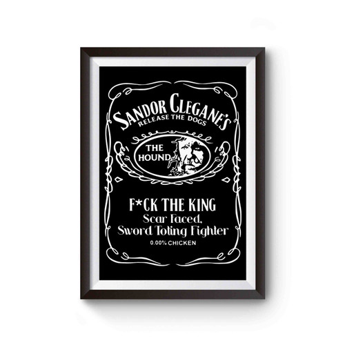 Game Of Thrones Inspired Sandor Clegane The Hound Poster