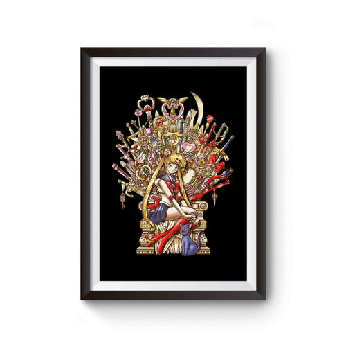 Game Of Thrones Sailor Moon Black Cat Poster