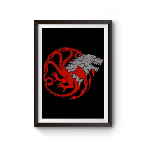 Game Of Thrones Sigil House Stark Targaryen Poster