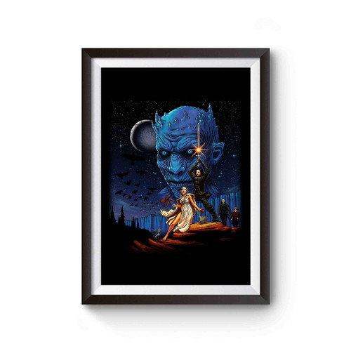 Game Of Thrones Star Wars Daenerys Targaryen Jon Snow Poster