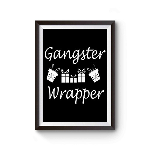 Gangster Wrapper Christmas Poster