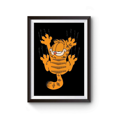 Garfield The Cat Scratch Wall Cartoon Funny Poster