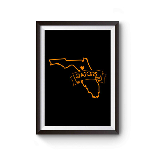Gators Girl Uf Gators Football Florida Gator Fan Poster