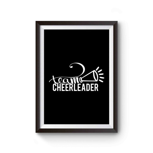 Gender Reveal Team Cheerleader Poster